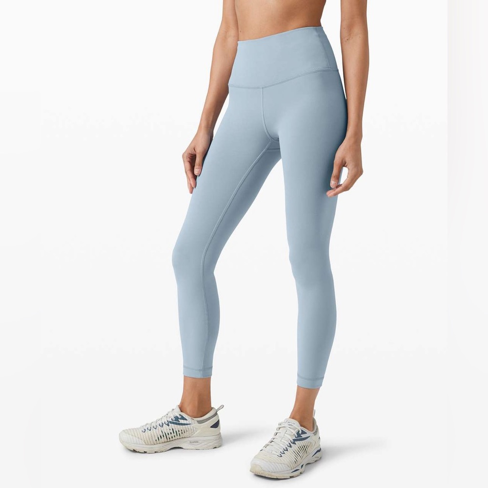 Lululemon Wunder Train High Rise Tight 25" size 2 Chambray CHBY